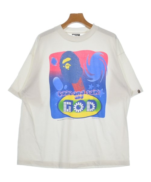 A BATHING APE(アベイシングエイプ)Tシャツ・カットソー 白 サイズ:XL/2200639890043