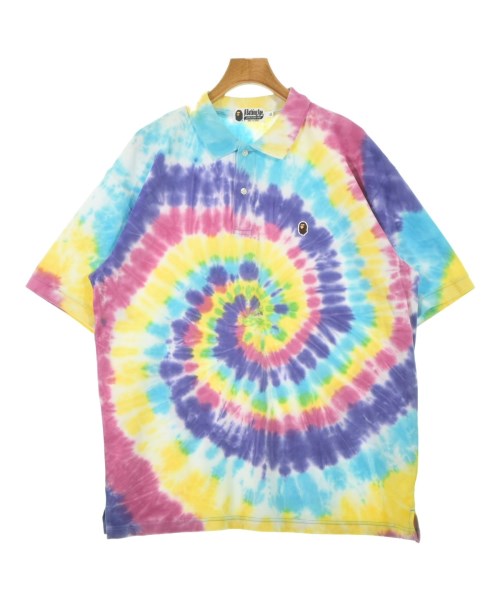 A BATHING APE(アベイシングエイプ)ポロシャツ ピンク サイズ:XL/2200643756229