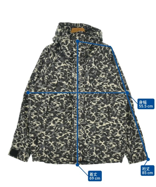 A BATHING APE（アベイシングエイプ）マウンテンパーカー 黒 サイズ:M メンズ/2200618597048