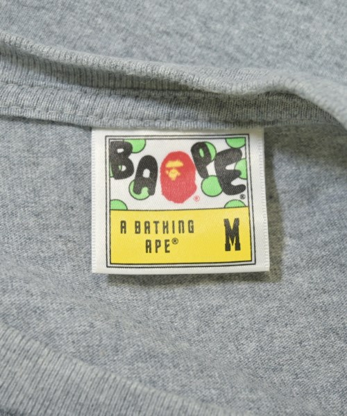 A BATHING APE（アベイシングエイプ）Tシャツ・カットソー グレー サイズ:M メンズ/2200618796168