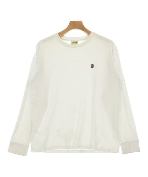 A BATHING APE(アベイシングエイプ)Tシャツ・カットソー 白 サイズ:M/2200701524135