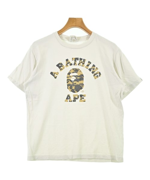 A BATHING APE(アベイシングエイプ)Tシャツ・カットソー 白 サイズ:M/2200701985097