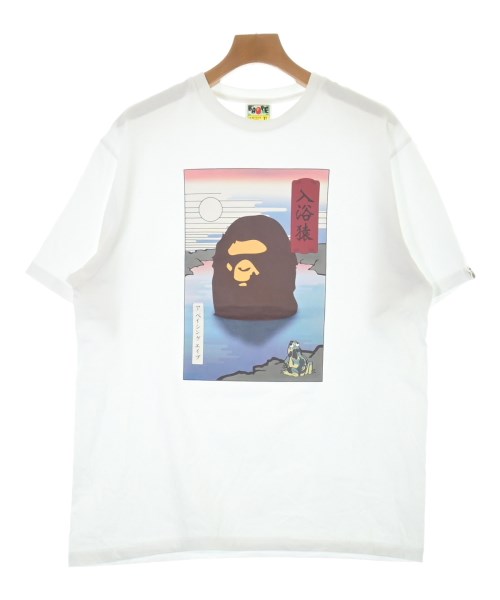 A BATHING APE(アベイシングエイプ)Tシャツ・カットソー 白 サイズ:XL/2200645513127