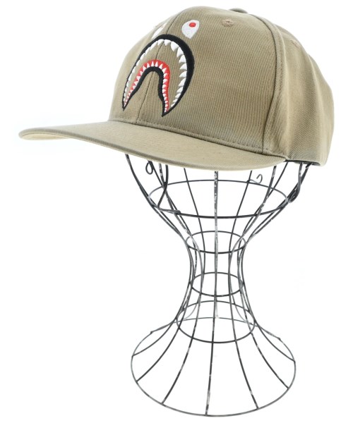 A BATHING APE(アベイシングエイプ)キャップ ベージュ サイズ:F/2200645513288