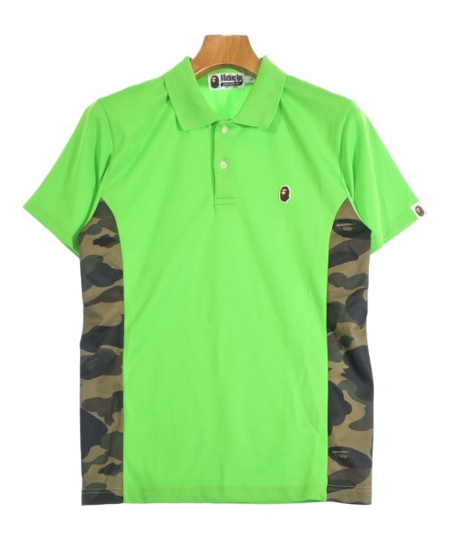 A BATHING APE(アベイシングエイプ)ポロシャツ 緑 サイズ:S/2200643652545