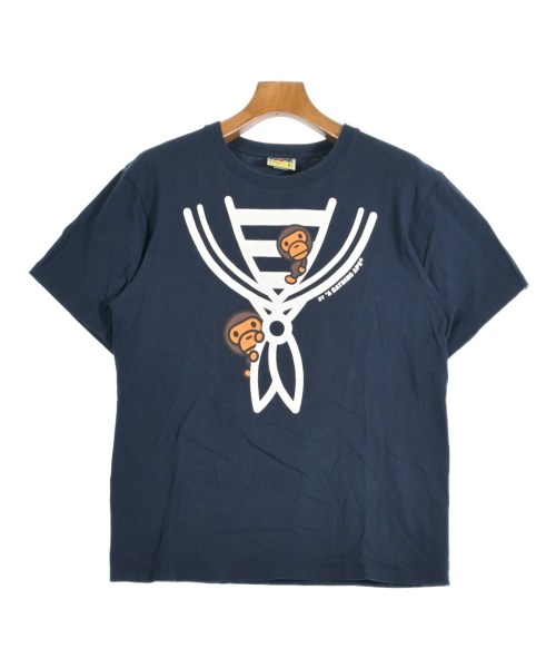 A BATHING APE(アベイシングエイプ)Tシャツ・カットソー 紺 サイズ:M/2200643652781