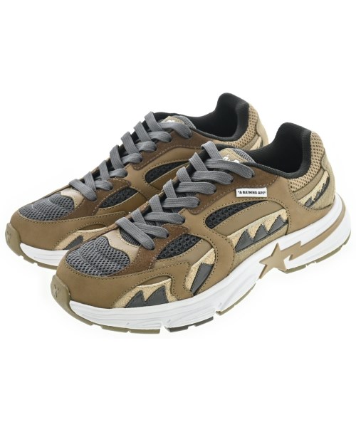 A BATHING APE(アベイシングエイプ)スニーカー 茶 サイズ:27cm/2200653913124