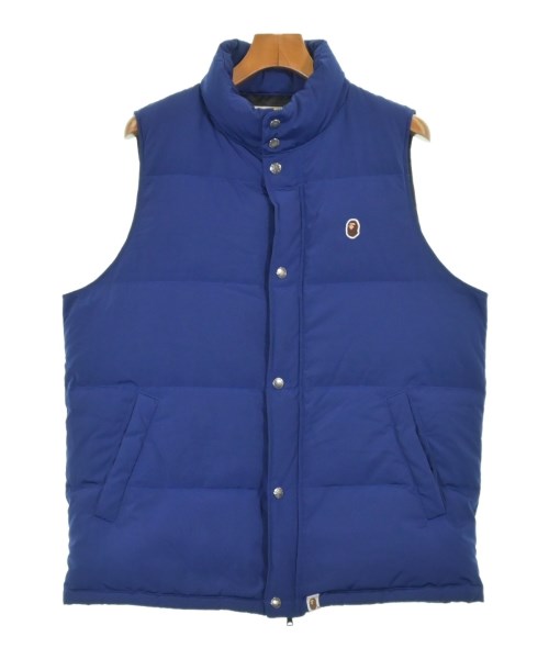 A BATHING APE(アベイシングエイプ)ダウンジャケット/ダウンベスト 青 サイズ:XL/2200703788016