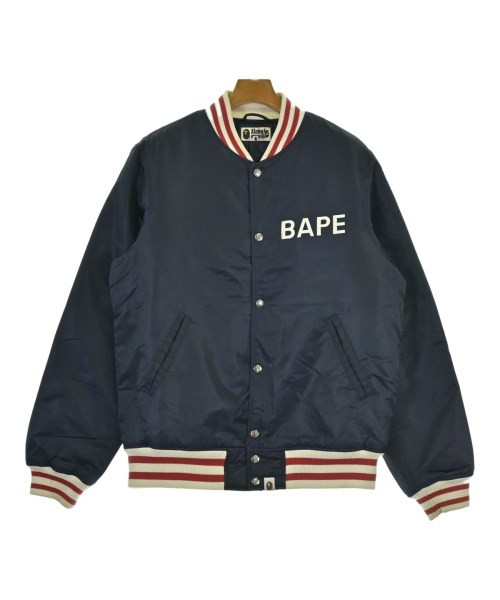 A BATHING APE(アベイシングエイプ)スタジャン 紺 サイズ:XL/2200666119018