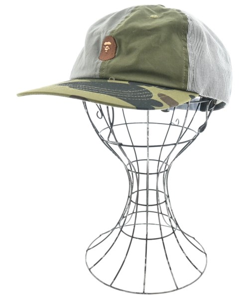 A BATHING APE(アベイシングエイプ)キャップ カーキ サイズ:-/2200664878139