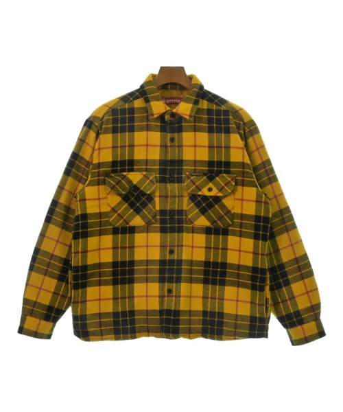 Supreme(シュプリーム)カジュアルシャツ 黄 サイズ:S/2200519558025