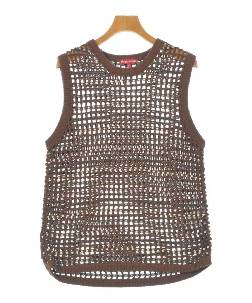 Supreme（シュプリーム）ベスト 茶 サイズ:M メンズ/2200622767048