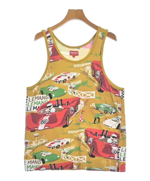 Supreme(シュプリーム)タンクトップ 黄 サイズ:S/2200565495176