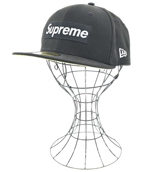 Supreme(シュプリーム)キャップ 黒 サイズ:57.7cm/2200678763063