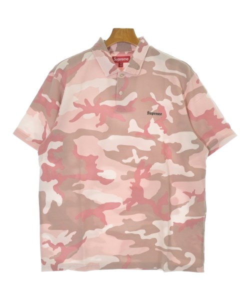 Supreme(シュプリーム)ポロシャツ ピンク サイズ:M/2200694273034