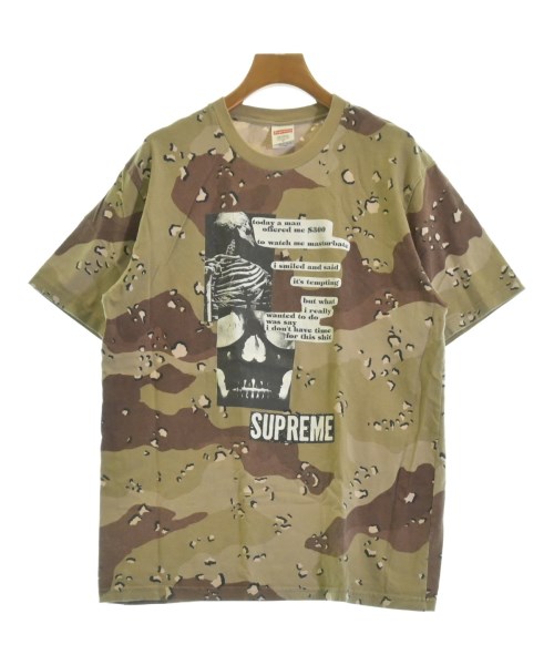 Supreme(シュプリーム)Tシャツ・カットソー カーキ サイズ:M/2200659756077