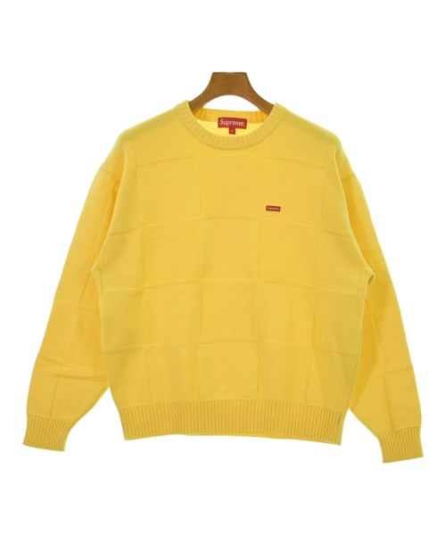 Supreme(シュプリーム)ニット・セーター 黄 サイズ:S/2200662325017