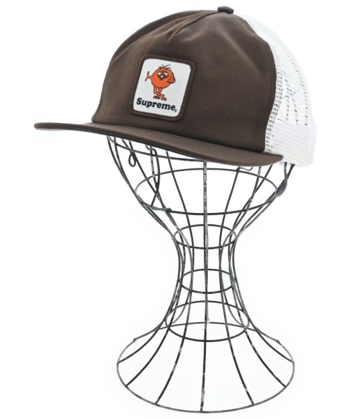 Supreme(シュプリーム)キャップ 茶 サイズ:-/2200646989129
