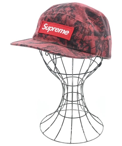 Supreme(シュプリーム)キャップ 赤 サイズ:-/2200662812043