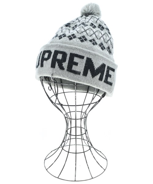 Supreme(シュプリーム)ニットキャップ・ビーニー グレー サイズ:-/2200685663387