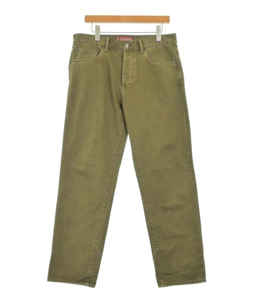 Supreme(シュプリーム)デニムパンツ カーキ サイズ:32(L位)/2200692323014