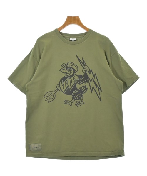 WTAPS(ダブルタップス)Tシャツ・カットソー カーキ サイズ:03(L位)/2200536636133