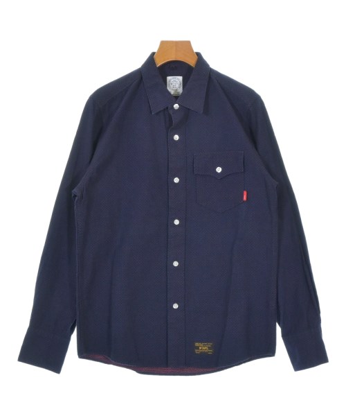 WTAPS(ダブルタップス)カジュアルシャツ 紺 サイズ:S/2200545786843