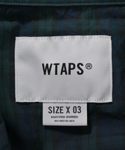 WTAPS（ダブルタップス）カジュアルシャツ 紺 サイズ:03(L位) メンズ/2200607898026