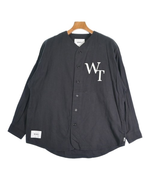 WTAPS(ダブルタップス)カジュアルシャツ 黒 サイズ:02(M位)/2200669095128