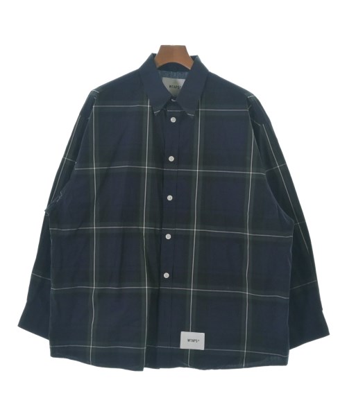 WTAPS(ダブルタップス)カジュアルシャツ 紺 サイズ:03(L位)/2200691969015