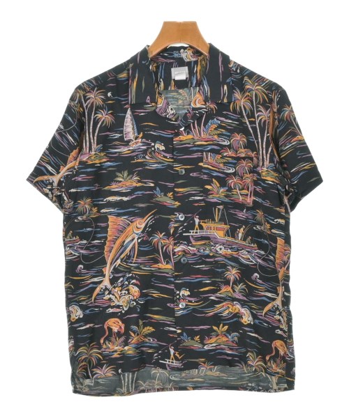 Deluxe(デラックス)カジュアルシャツ 紺 サイズ:38(M位)/2200554000138