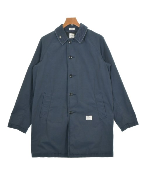 BEDWIN &THE HEARTBREAKERS(ベドウィンアンドザハートブレイカーズ)ステンカラーコート 紺 サイズ:-(M位)/2200654534076