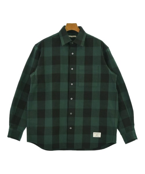 uniform experiment(ユニフォームエクスペリメント)カジュアルシャツ 緑 サイズ:2(M位)/2200659459015