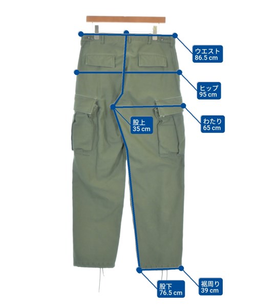 AMBUSH（アンブッシュ）カーゴパンツ カーキ サイズ:-(XL位) メンズ/2200699442060