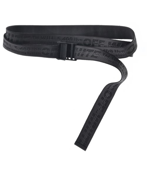 OFF-WHITE(オフホワイト)ベルト 黒 サイズ:F/2200677989297