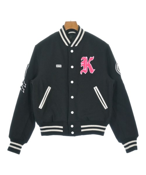 KITH(キス)スタジャン 黒 サイズ:S/2200650983014