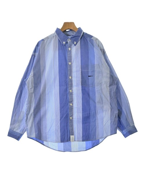 DESCENDANT(ディセンダント)カジュアルシャツ 青 サイズ:2(M位)/2200645987126