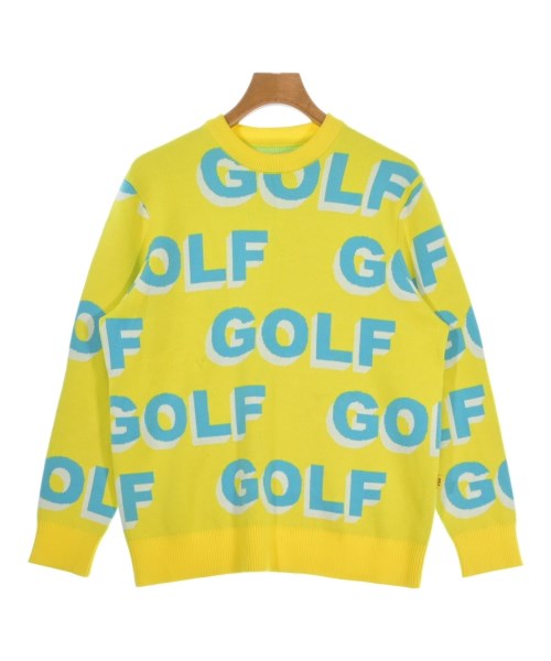 GOLF WANG(ゴルフワン)ニット・セーター 黄 サイズ:S/2200697927101