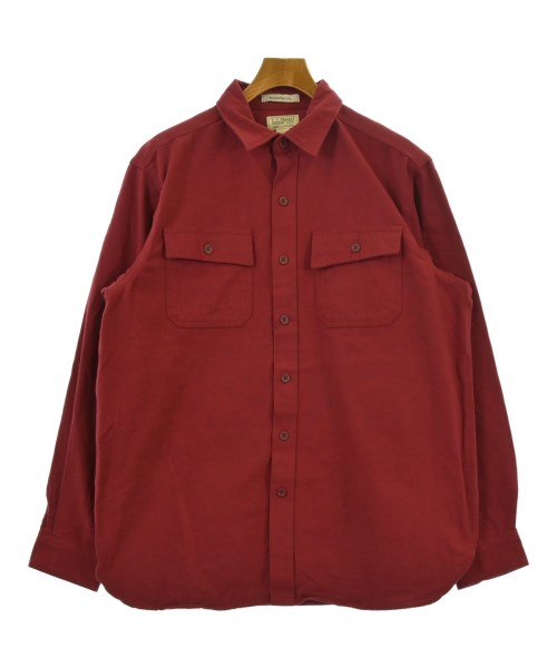 L.L.Bean(エルエルビーン)カジュアルシャツ 赤 サイズ:L/2200646936048