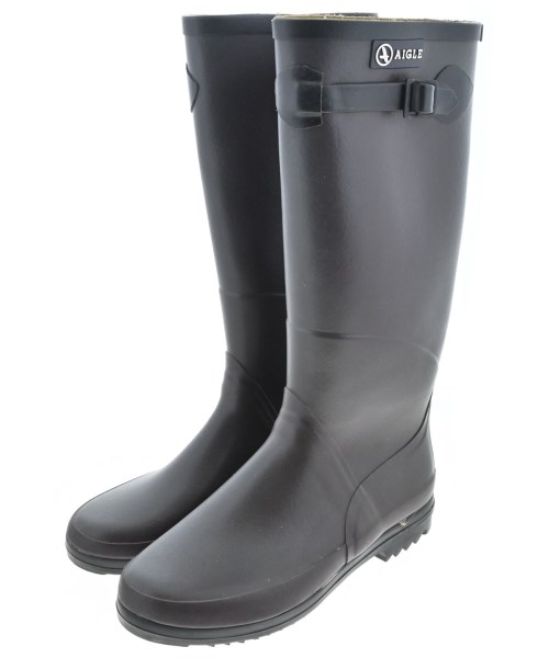 AIGLE(エーグル)レインシューズ 茶 サイズ:EU38(24.5cm位)/2200656431021
