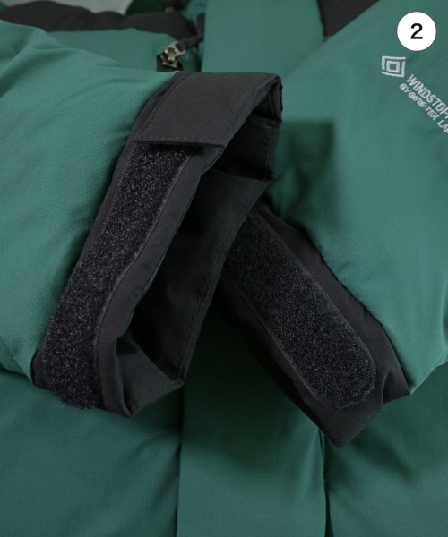 THE NORTH FACE（ザノースフェイス）ダウンジャケット/ダウンベスト 緑 サイズ:L メンズ/2200626949013