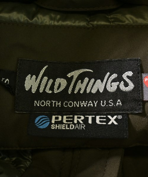 WILD THINGS（ワイルドシングス）ダウンジャケット/ダウンベスト カーキ サイズ:S メンズ/2200620448017