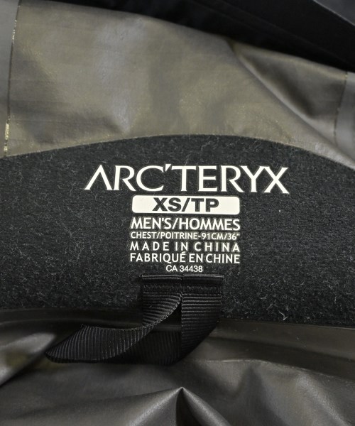 ARC'TERYX（アークテリクス）マウンテンパーカー 黒 サイズ:XS メンズ/2200592950020