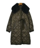 MONCLER（モンクレール）ダウンコート カーキ サイズ:1(S位) レディース/2200586034224