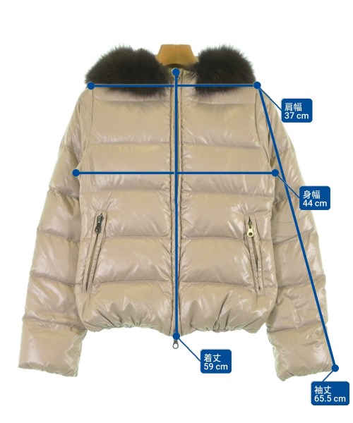 DUVETICA（デュベティカ）ダウンジャケット/ダウンベスト ベージュ サイズ:38(M位) レディース/2200622083025