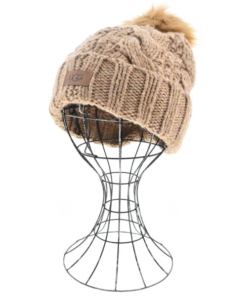 UGG(アグ)ニットキャップ・ビーニー 茶 サイズ:-/2200667309043