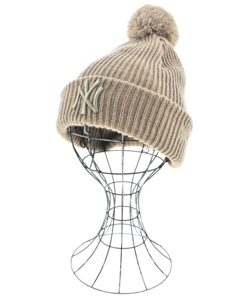 NEW ERA(ニューエラ)ニットキャップ・ビーニー ベージュ サイズ:F/2200659282019