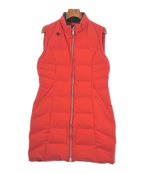 DESCENTE(デサント)ダウンジャケット/ダウンベスト 赤 サイズ:L/2200631799160