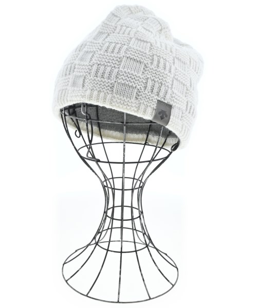 DESCENTE(デサント)ニットキャップ・ビーニー 白 サイズ:F/2200663257201