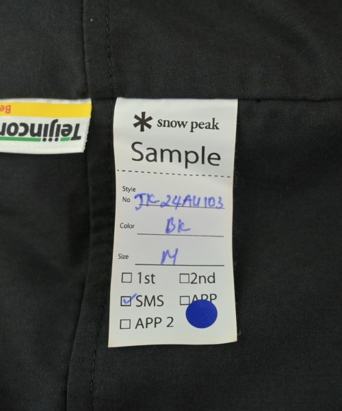 snow peak（スノーピーク）カジュアルシャツ 紺 サイズ:M メンズ/2200587934141